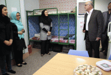 گزارش تصویری هیات رئیسه دانشگاه از خوابگاه خواهران به مناسبت هفته خوابگاه